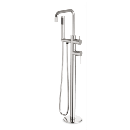 Artos - Opera Floor Mount Tub Filler Trim Kit with Low Spout & Hand Shower