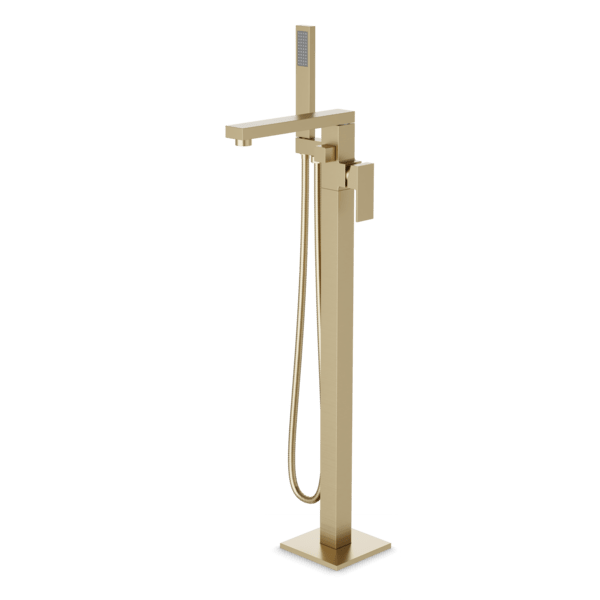 Artos - Edge Floor Mount Tub Filler Trim Kit with Hand Shower