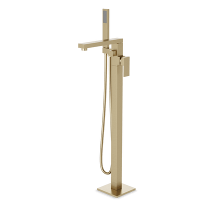 Artos - Edge Floor Mount Tub Filler Trim Kit with Hand Shower
