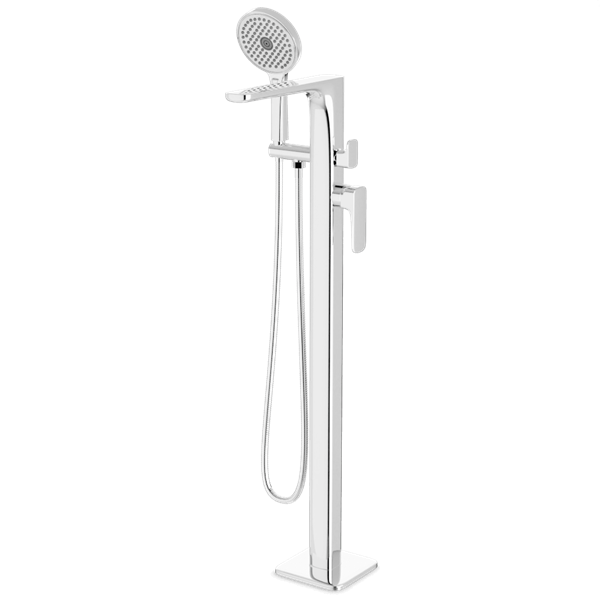 Artos - Harmony Floor Mount Tub Filler Trim Kit with Hand Shower