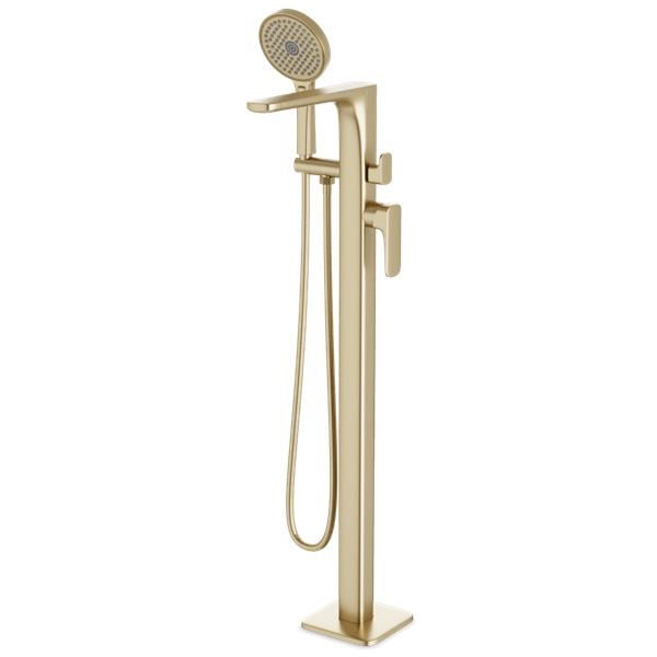 Artos - Harmony Floor Mount Tub Filler Trim Kit with Hand Shower