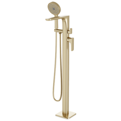 Artos - Harmony Floor Mount Tub Filler Trim Kit with Hand Shower
