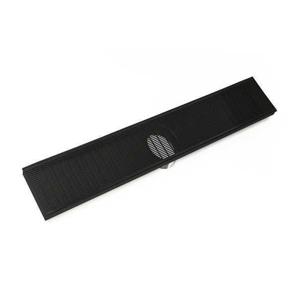 Infinity Drain - 36 Inch FX Series High Flow Complete Kit with Wedge Wire Grate with PVC Drain Body