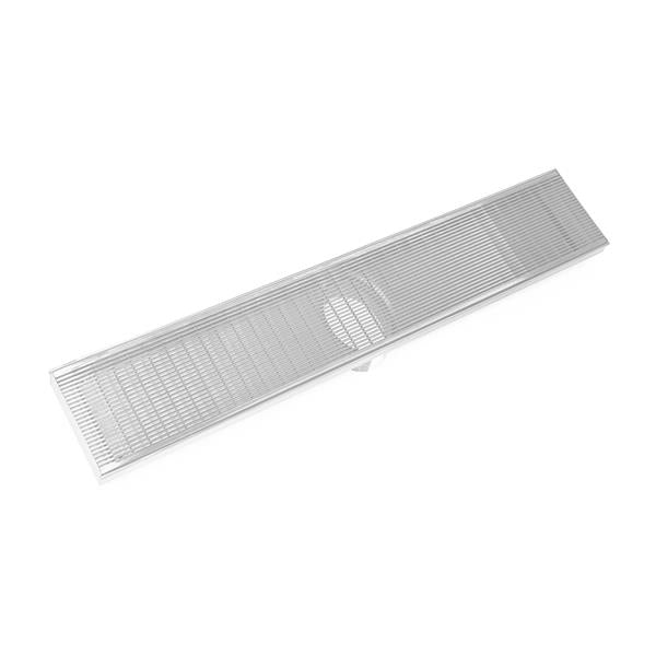Infinity Drain - 32 Inch FX Series High Flow Complete Kit with Wedge Wire Grate with ABS Drain Body