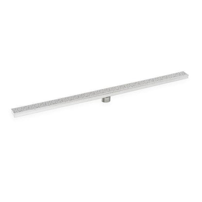 Infinity Drain - 32 Inch FX Series Complete Kit with Adhesion Style Grate