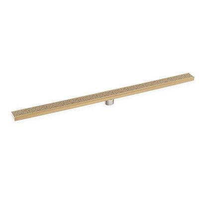 Infinity Drain - 48 Inch FX Series Complete Kit with Adhesion Style Grate