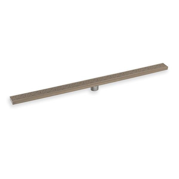 Infinity Drain - 36 Inch FX Series Complete Kit with Adhesion Style Grate