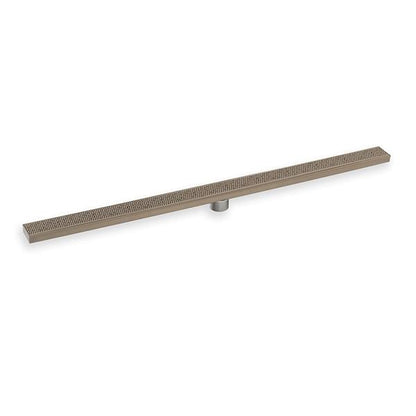 Infinity Drain - 48 Inch FX Series Complete Kit with Adhesion Style Grate