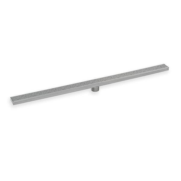 Infinity Drain - 48 Inch FX Series Complete Kit with Adhesion Style Grate