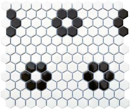 Roca Tile - 12 x 12 Hexagon ArtisMosaic 1x1
