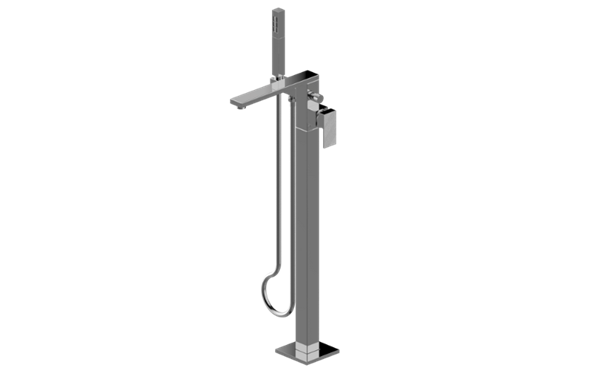 Graff - Incanto Floor Mount Tub Filler w/Diverter and Handshower - Trim Only