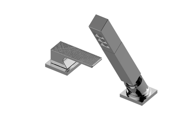 Graff - Incanto Deck Mount Handshower & Diverter Set - Trim Only