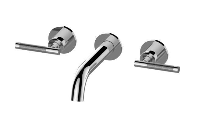 Graff - Harley Three-Hole Wall-Mounted Tub Filler with 7-3/16 Inch spout - Trim Only