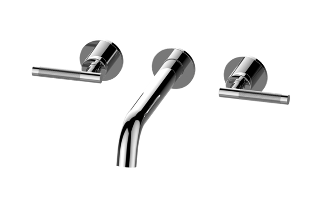 Graff - Harley Three-Hole Wall-Mounted Tub Filler with 9-3/16 Inch spout - Trim Only