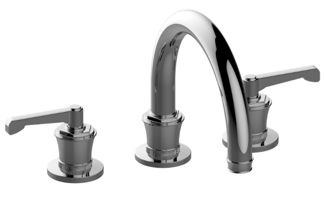 Graff - Vignola Roman Tub Lever Handles Marble Insert - Trim Only