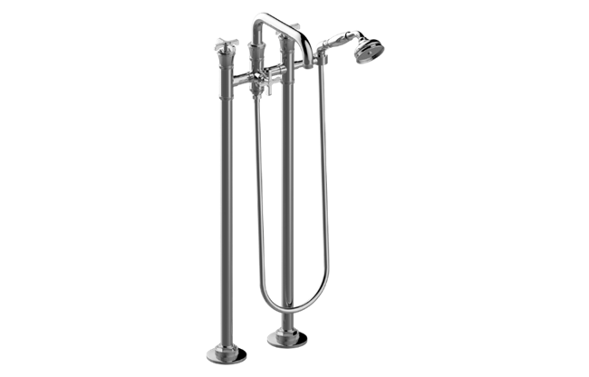 Graff - Vignola Floor-Mounted Tub Filler Cross Handle