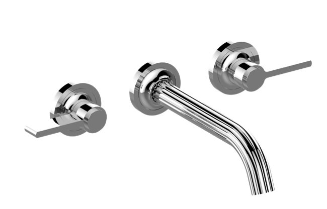 Graff - Pantheon Wall-Mounted Lavatory Faucet with Two Handles - Trim Only