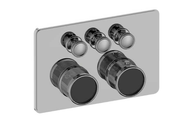 Graff - Riva Traditional 3-Button Diamond Knurl Compact Trim