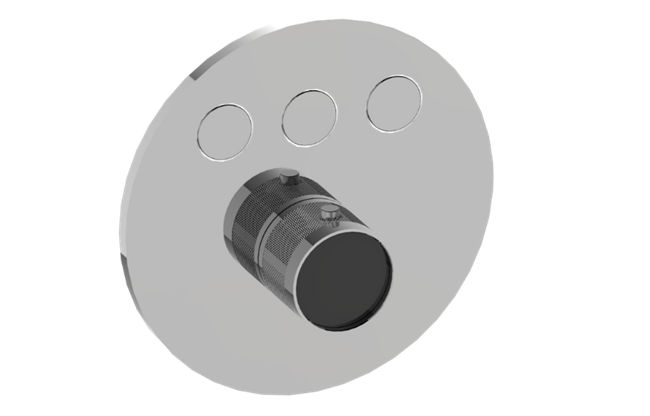 Graff - Riva Contemporary 3-Button Diamond Knurl Round Trim