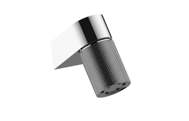 Graff - Riva Wall-Mount Contemporary Diamond Knurl 6-Jet Showerhead