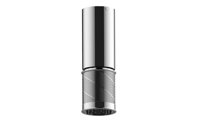 Graff - Riva Ceiling-Mount Traditional Oblique Knurl Showerhead