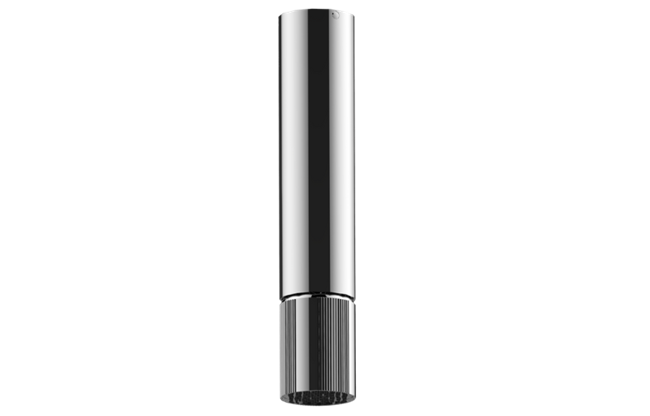Graff - Riva Ceiling-Mount Contemporary Fluted Knurl Showerhead