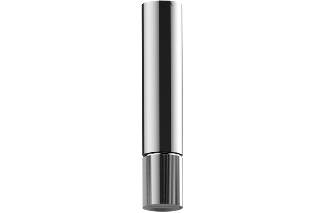 Graff - Riva Ceiling-Mount Contemporary Fluted Knurl Cascade Showerhead
