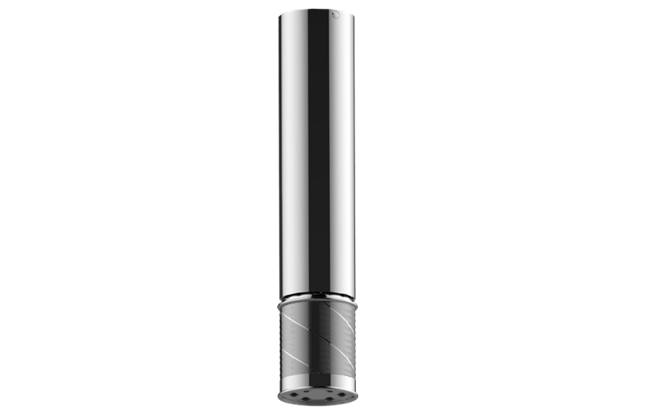 Graff - Riva Ceiling-Mount Traditional Oblique Knurl 6-Jet Showerhead