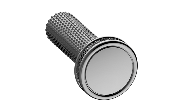 Graff - Riva Traditional Towel hook Diamond Knurled