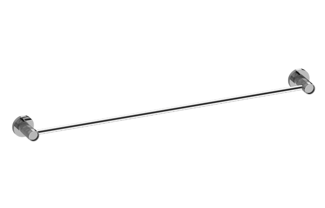 Graff - Riva Contemporary 30 Inch Towel Bar Oblique Knurled
