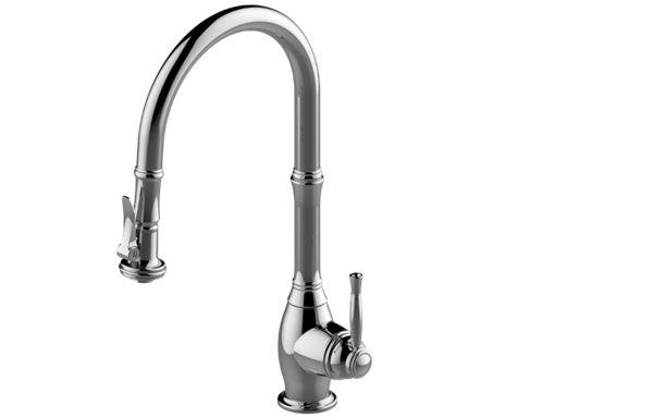 Graff - Duxbury Pull-Down Kitchen Faucet with Chef's Pro Sprayer