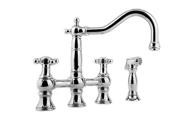Graff - Adley Bridge Kitchen Faucet with Side Spray