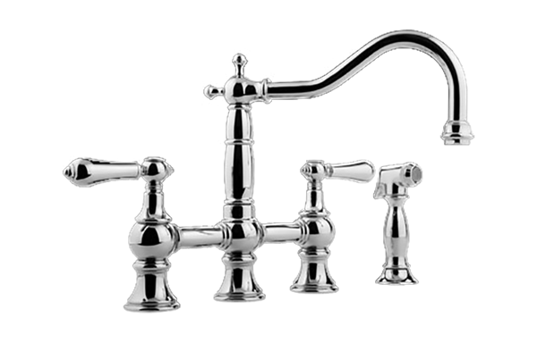 Graff - Adley Bridge Kitchen Faucet with Side Spray