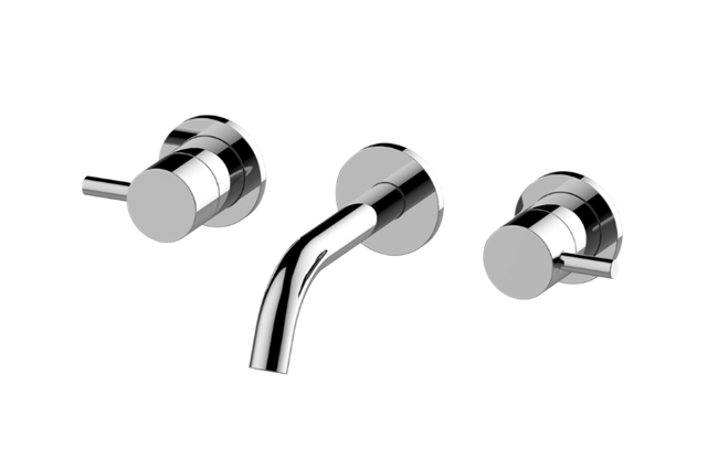 Graff - M.E. Wall-Mounted Lavatory Faucet - Trim Only