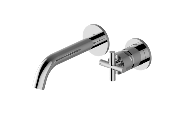 Graff - M.E. Wall-Mounted Lavatory Faucet w/Single Handle - Trim Only