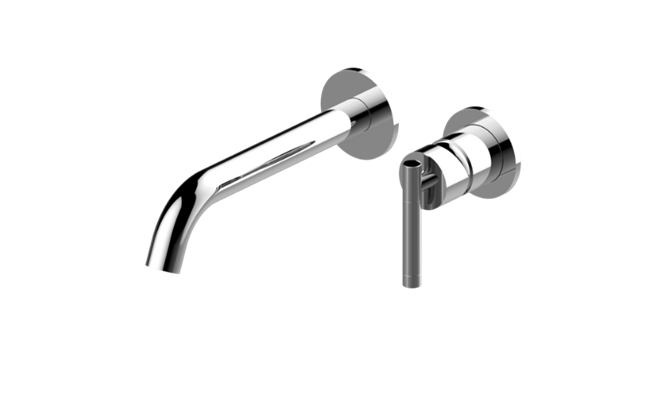 Graff - M.E. Wall-Mounted Lavatory Faucet w/Single Handle - Trim Only