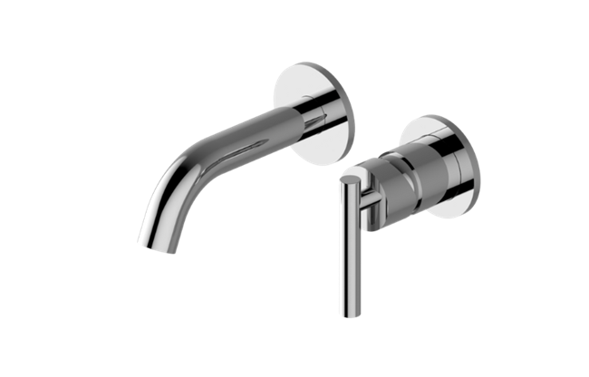 Graff - M.E. Wall-Mounted Lavatory Faucet with Single Handle - Trim Only