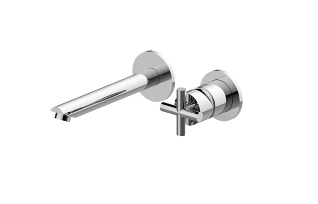 Graff - M.E. Wall-Mounted Lavatory Faucet w/Single Handle - Trim Only