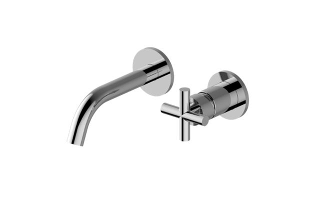 Graff - M.E. Wall-Mounted Lavatory Faucet with Single Handle - Trim Only