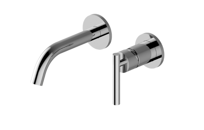 Graff - M.E. Wall-Mounted Lavatory Faucet with Single Handle - Trim Only