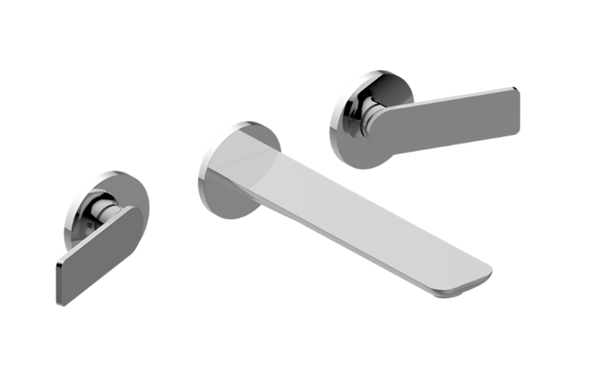 Graff - Sento Wall-Mounted Lavatory Faucet w/Single Handle - Trim
