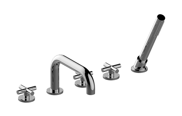 Graff - Terra Roman Tub Set w/Handshower (Rough and Trim)
