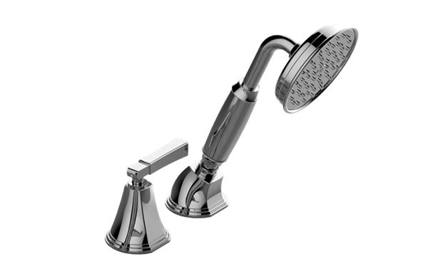 Graff - Finezza UNO Deck-Mounted Handshower & Diverter Set w/Lever Handle - Trim Only