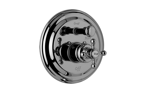 Graff - Adley Pressure Balancing Valve Trim with Handle and Diverter - Trim Only