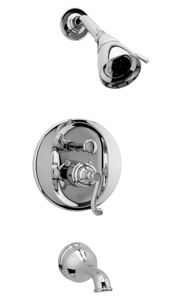 Clearance Graff - Elegante Transitional Pressure Balancing Tub & Shower Set
