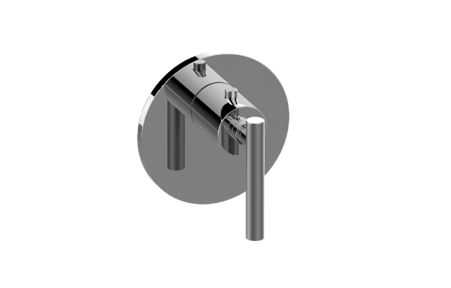 Graff - M.E./Terra Round M-Series Thermostatic Valve Trim Plate with Handle