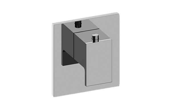 Graff - Solar Square M-Series Thermostatic Valve Trim Plate with Handle