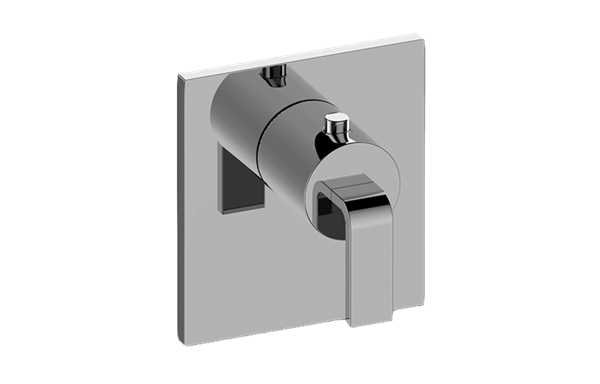 Graff - Immersion Square M-Series Thermostatic Valve Trim Plate with Handle