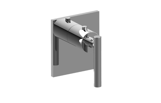 Graff - M.E./Terra Square M-Series Thermostatic Valve Trim Plate with Handle