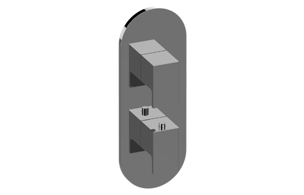 Graff - Solar Round M-Series Valve Trim with Two Handles